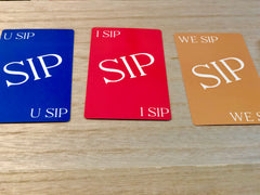 Mosh Pitt® Drinking Game -- Sit 'N Sip (Travel Edition)